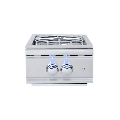 RCS Cutlass Pro Series Built-In Power Burner With Stainless Steel Lid - RSB3A