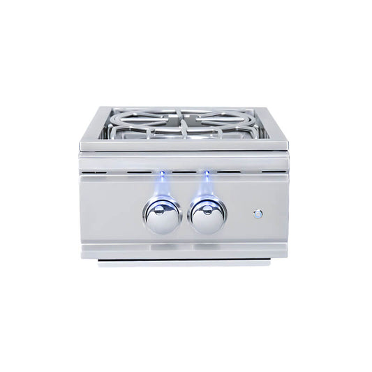 RCS Cutlass Pro Series Built-In Power Burner With Stainless Steel Lid - RSB3A