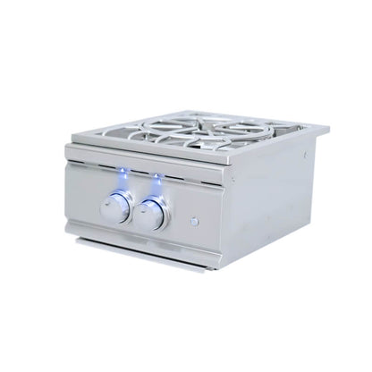 RCS Cutlass Pro Series Built-In Power Burner With Stainless Steel Lid - RSB3A