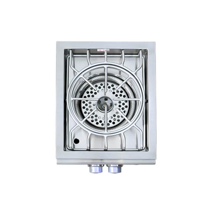 RCS Cutlass Pro Series Built-In Power Burner With Stainless Steel Lid - RSB3A