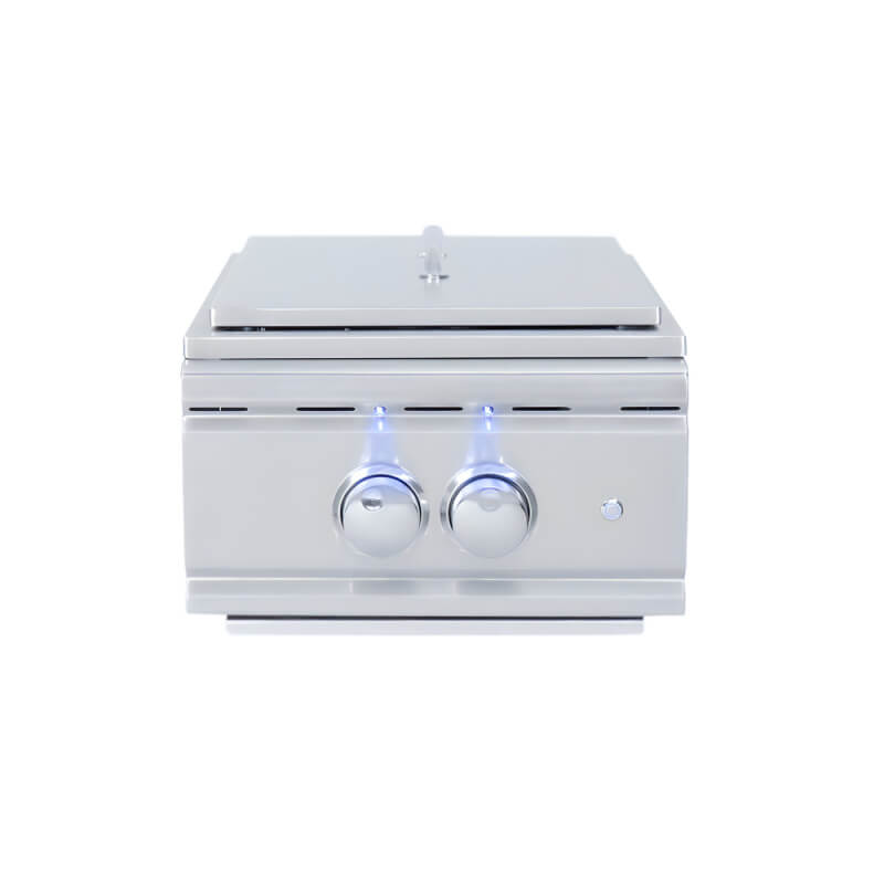 RCS Cutlass Pro Series Built-In Power Burner With Stainless Steel Lid - RSB3A
