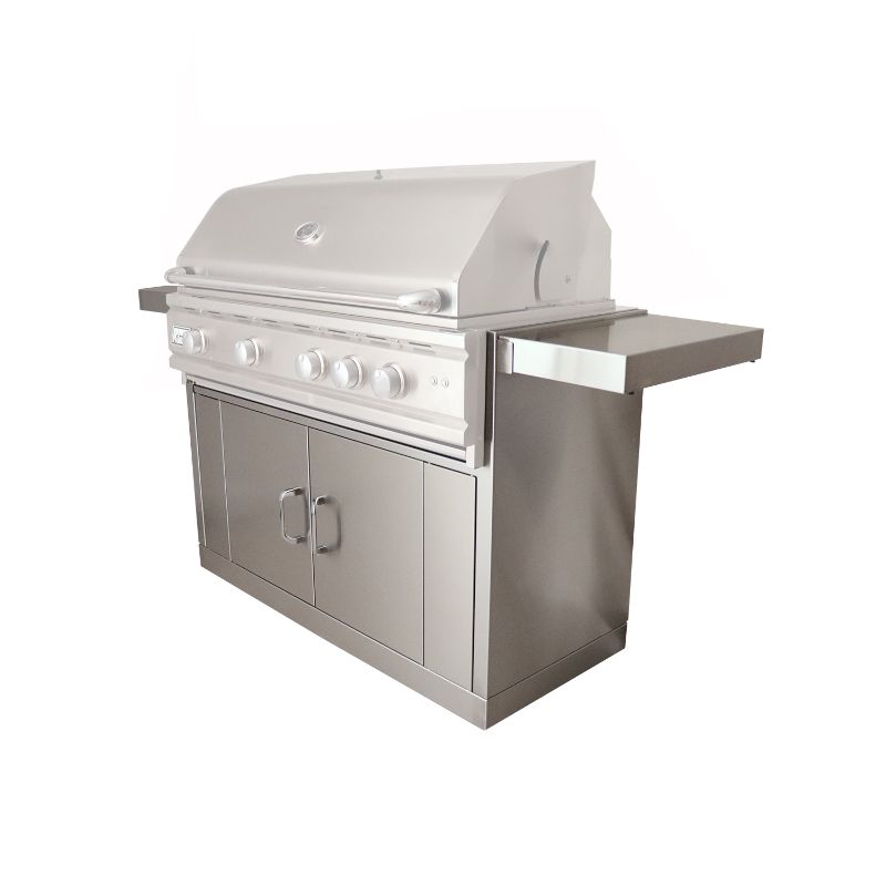 RCS 42 Inch Cutlass Stainless Steel Freestanding Grill Cart