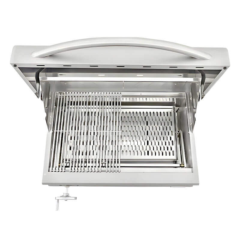 RCS Premier 32 Inch Stainless Steel Built-In Charcoal Grill - RJCC32A