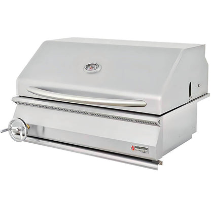 RCS Premier 32 Inch Stainless Steel Built-In Charcoal Grill - RJCC32A