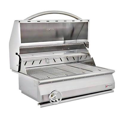 RCS Premier 32 Inch Stainless Steel Built-In Charcoal Grill - RJCC32A