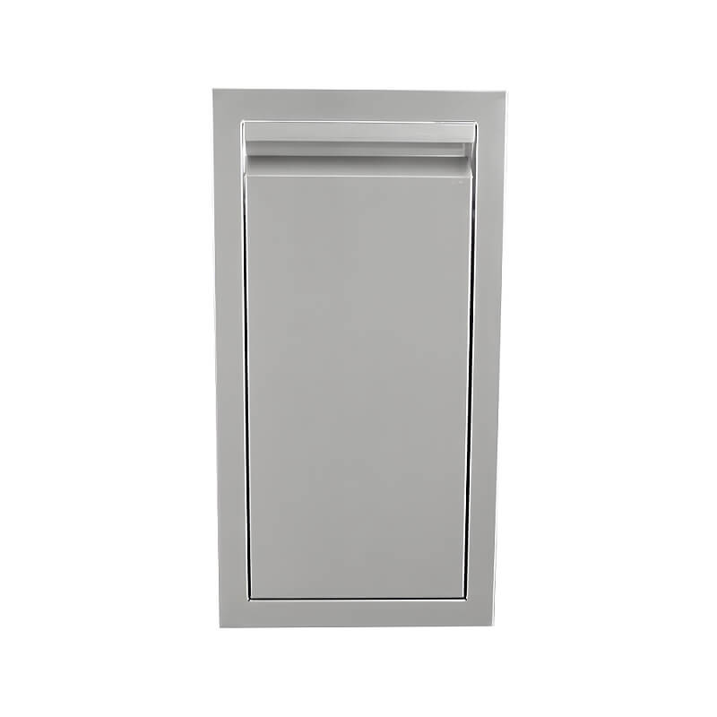 RCS Valiant 14 Inch Stainless Steel Narrow Trash Drawer - VTD4