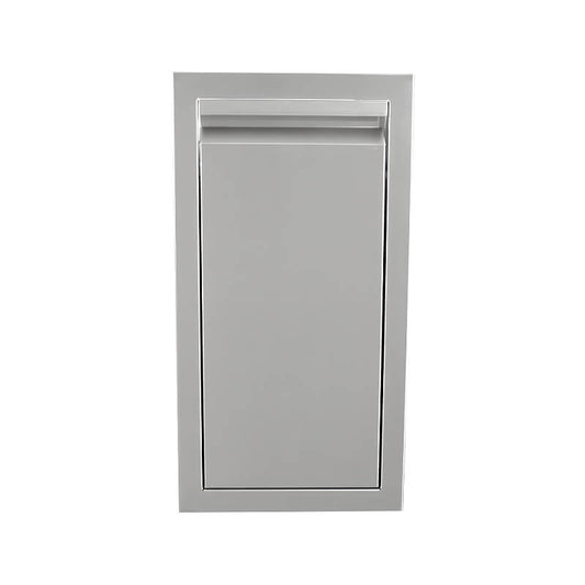 RCS Valiant 14 Inch Stainless Steel Narrow Trash Drawer - VTD4