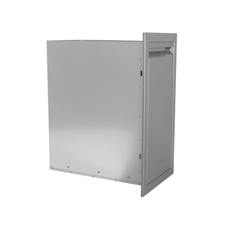 RCS Valiant 14 Inch Stainless Steel Narrow Trash Drawer - VTD4