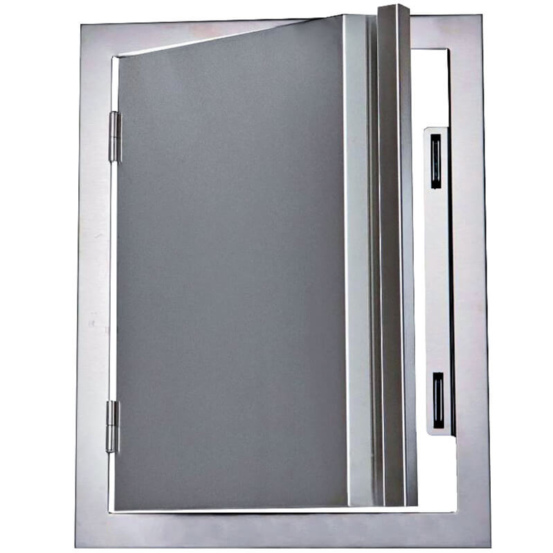RCS Valiant 17 Inch Vertical Stainless Steel Single Access Door - VDV1