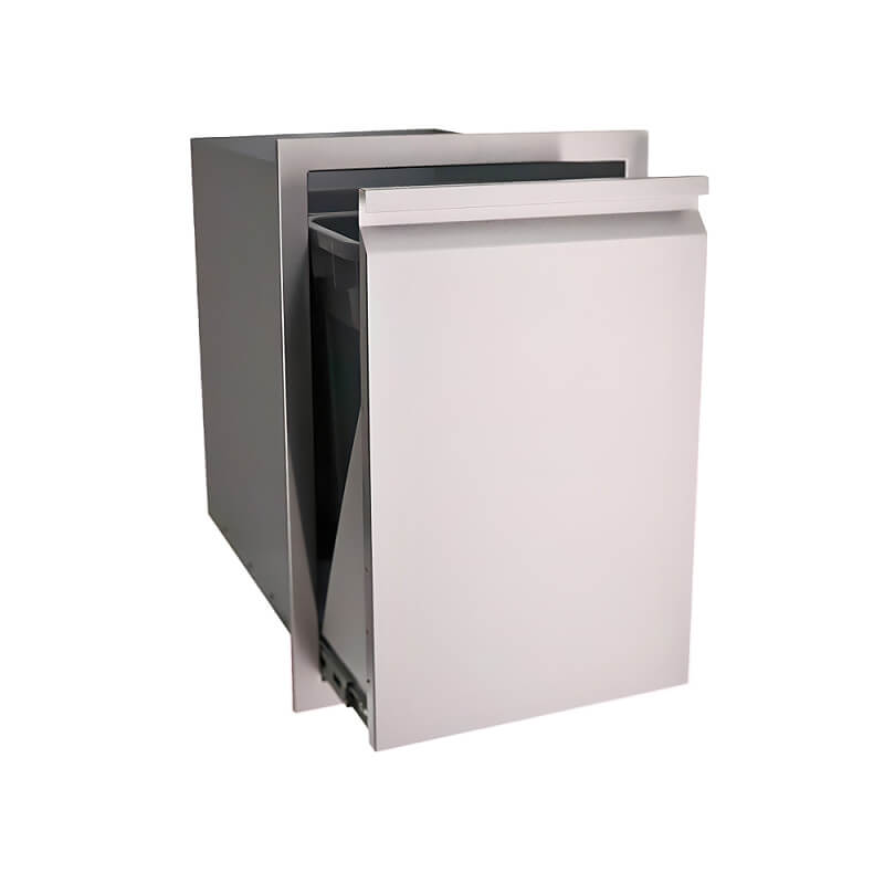 RCS Valiant 20 Inch Stainless Steel Double Trash Drawer - VTD2