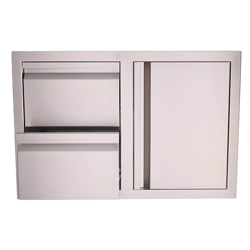 RCS Valiant 33 Inch Stainless Steel Access Door & Double Drawer Combo - VDC1