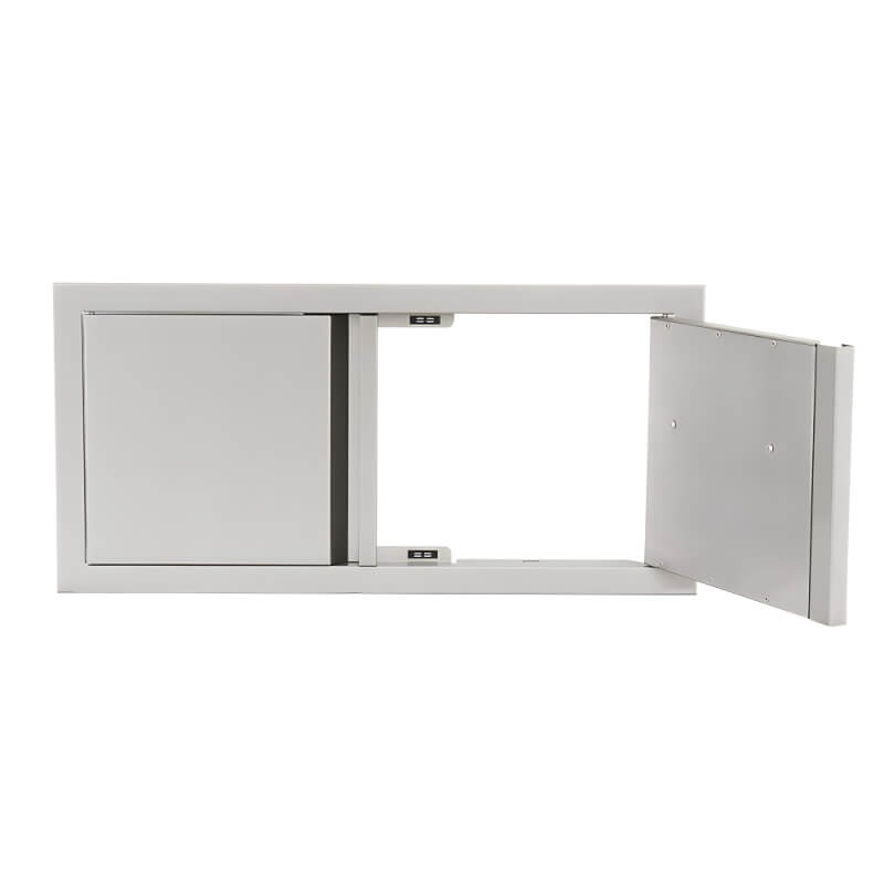 RCS Valiant 33 Inch Low Profile Stainless Steel Double Door - VDD3
