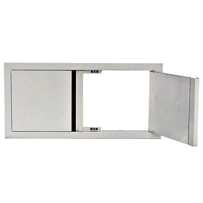 RCS Valiant 45 Inch Low Profile Stainless Steel Double Door - VDD4