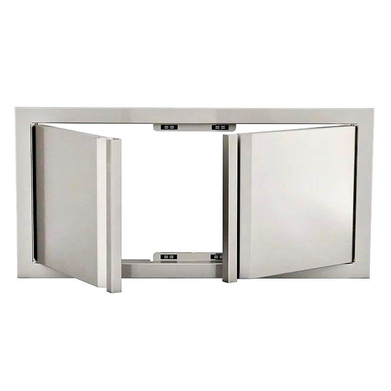 RCS Valiant 45 Inch Low Profile Stainless Steel Double Door - VDD4