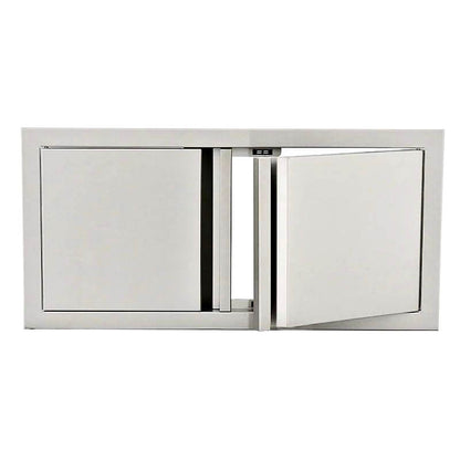 RCS Valiant 45 Inch Low Profile Stainless Steel Double Door - VDD4