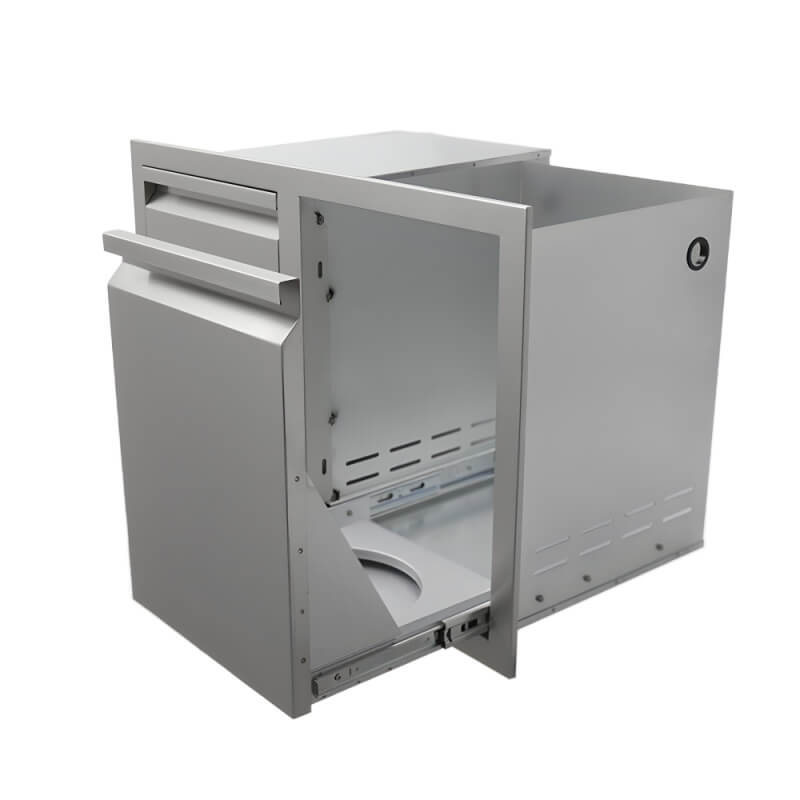 RCS Valiant 30 Inch Stainless Steel Double Drawer & Propane Drawer Combo - VDCL1