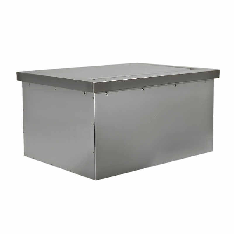 RCS Valiant 24 Inch Stainless Steel Drop-In Ice Cooler with Lid - VIC2