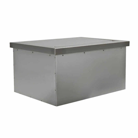 RCS Valiant 24 Inch Stainless Steel Drop-In Ice Cooler with Lid - VIC2