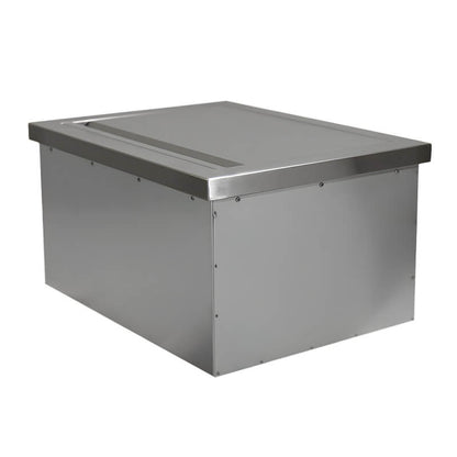 RCS Valiant 24 Inch Stainless Steel Drop-In Ice Cooler with Lid - VIC2