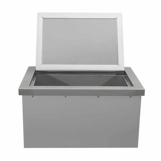 RCS Valiant 24 Inch Stainless Steel Drop-In Ice Cooler with Lid - VIC2
