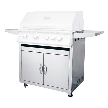 RCS 40 Inch Freestanding Stainless Steel Grill Cart