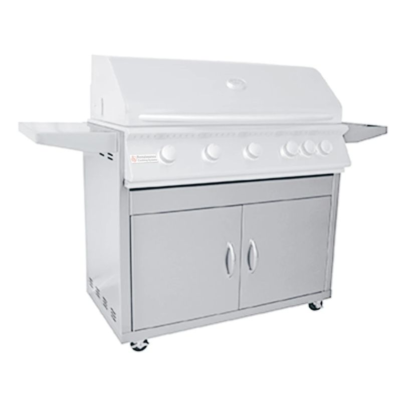 RCS 40 Inch Freestanding Stainless Steel Grill Cart
