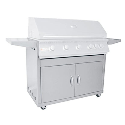 RCS 40 Inch Freestanding Stainless Steel Grill Cart