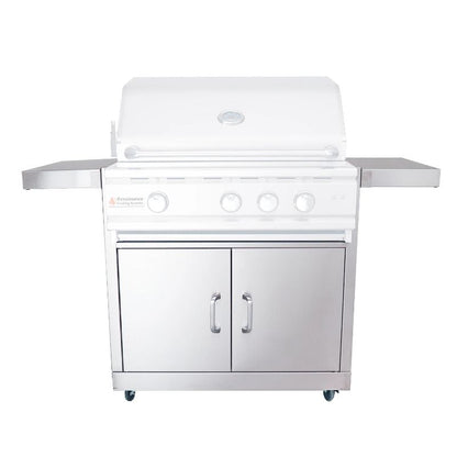 RCS 30 Inch Cutlass Pro Stainless Steel Freestanding Grill Cart
