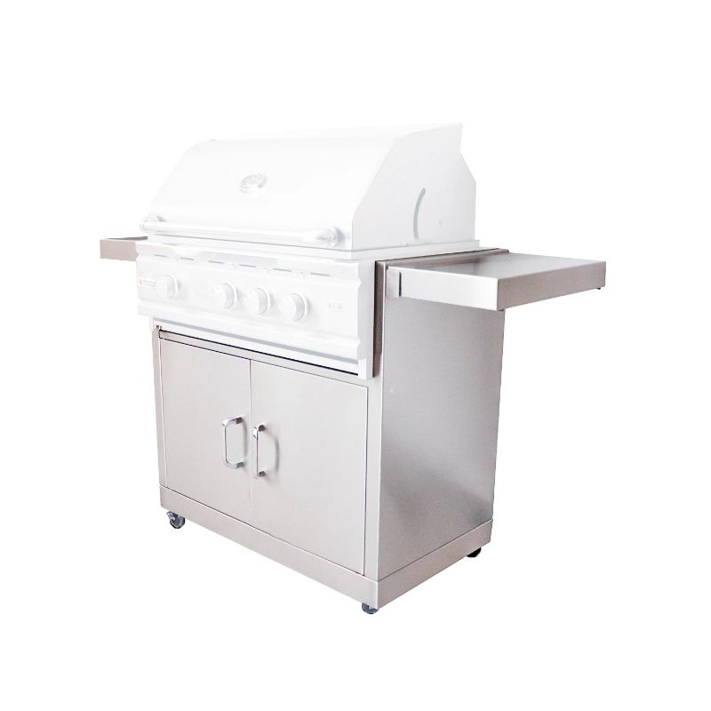 RCS 30 Inch Cutlass Pro Stainless Steel Freestanding Grill Cart
