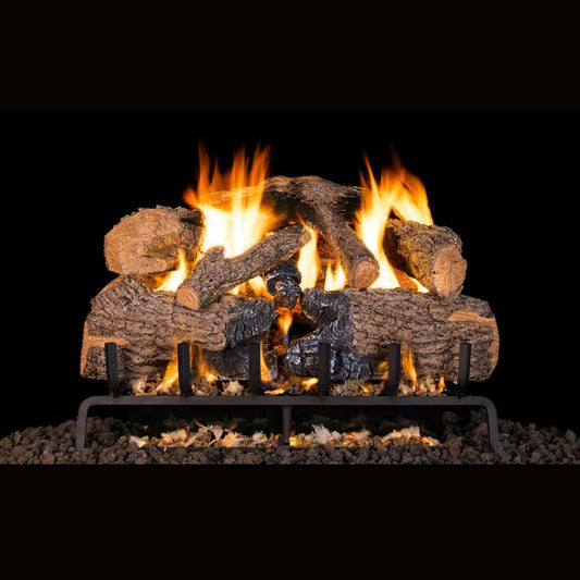 RH Peterson Real Fyre Charred Angel Oak Vented Gas Log Set | G31