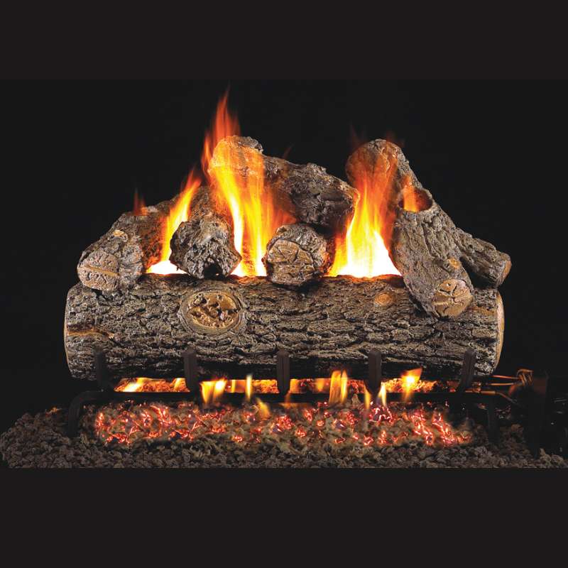RH Peterson Real Fyre Golden Oak Designer Plus Vented Gas Log Set