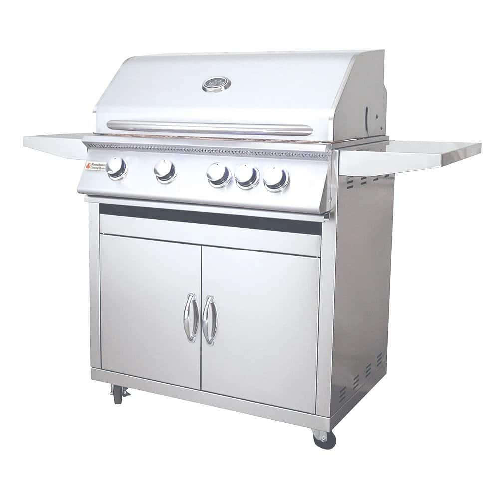 RCS Premier Series 32" 4 Burner Freestanding Gas Grill