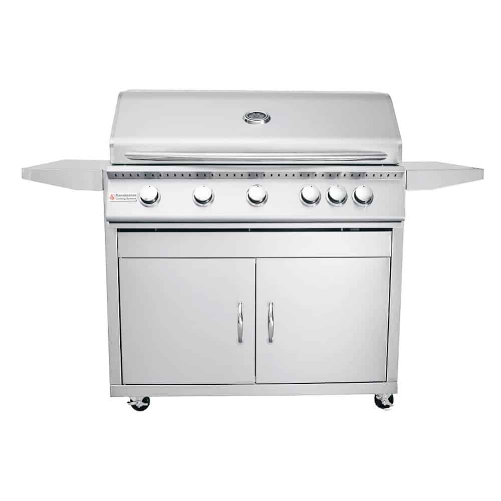 RCS Premier Series 40" 5 Burner Freestanding Gas Grill