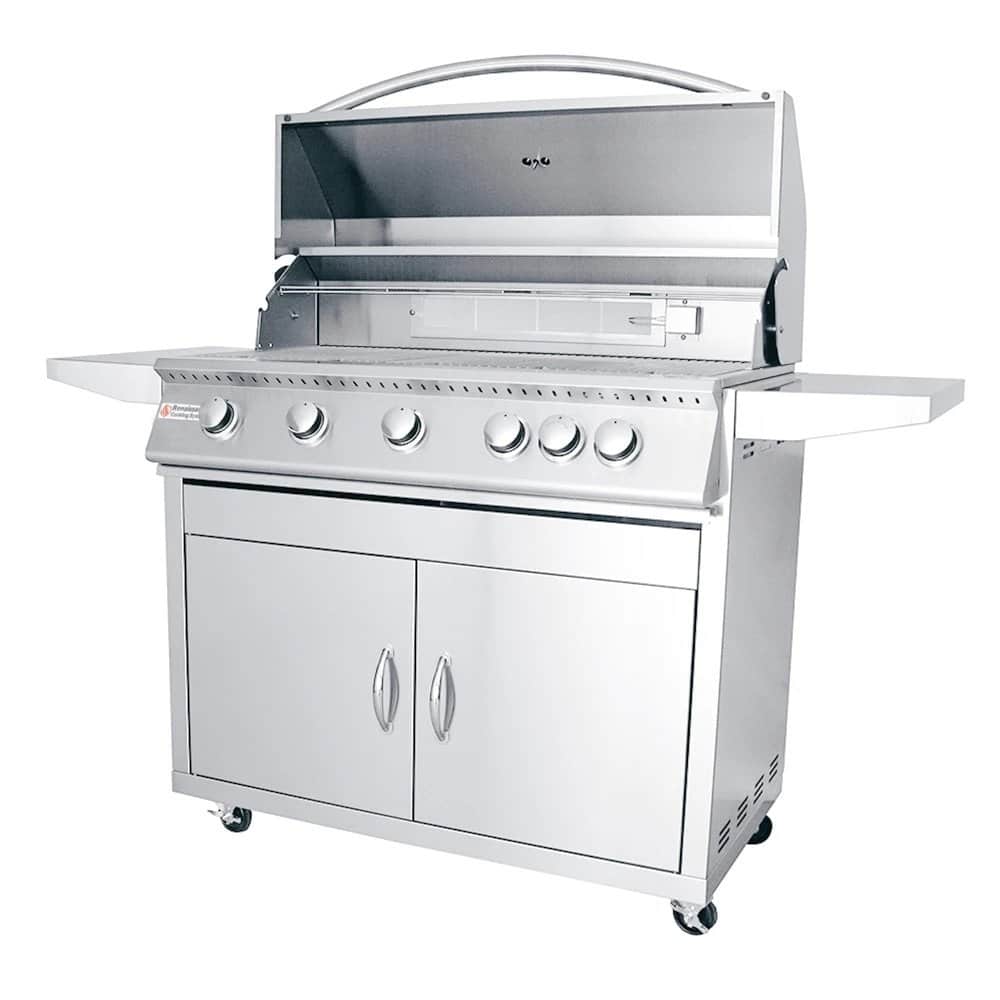 RCS Premier Series 40" 5 Burner Freestanding Gas Grill