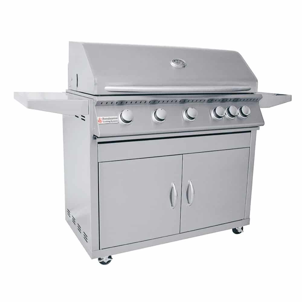 RCS Premier Series 40" 5 Burner Freestanding Gas Grill