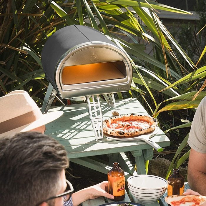 Gozney Gray Roccbox Portable Pizza Oven - Lifestyle Image