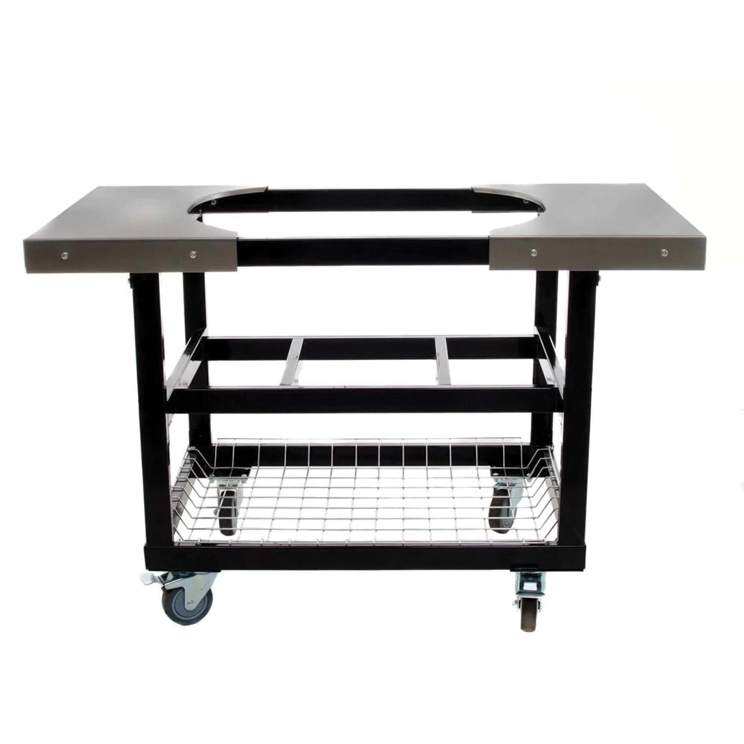 Primo Cart Base with Basket and Stainless Side Shelves