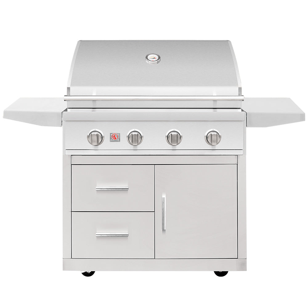Summerset Sizzler Pro Series Deluxe Freestanding 32-Inch Gas Grill