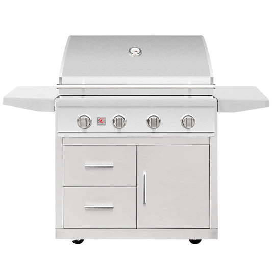 Summerset Sizzler Pro Series Deluxe Freestanding 32-Inch Gas Grill