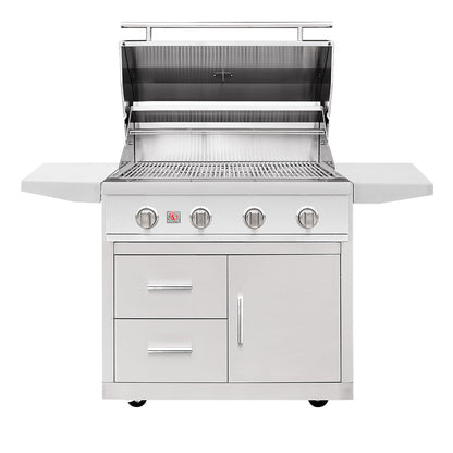 Summerset Sizzler Pro Series Deluxe Freestanding 32-Inch Gas Grill