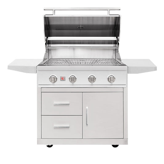 Summerset Sizzler Pro Series Deluxe Freestanding 32-Inch Gas Grill