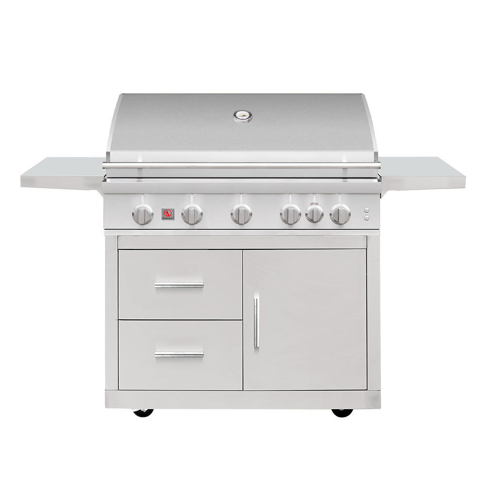 Summerset Sizzler Pro Series Deluxe Freestanding 40-Inch Gas Grill