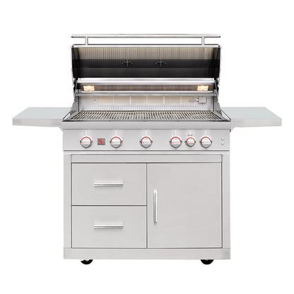 Summerset Sizzler Pro Series Deluxe Freestanding 40-Inch Gas Grill