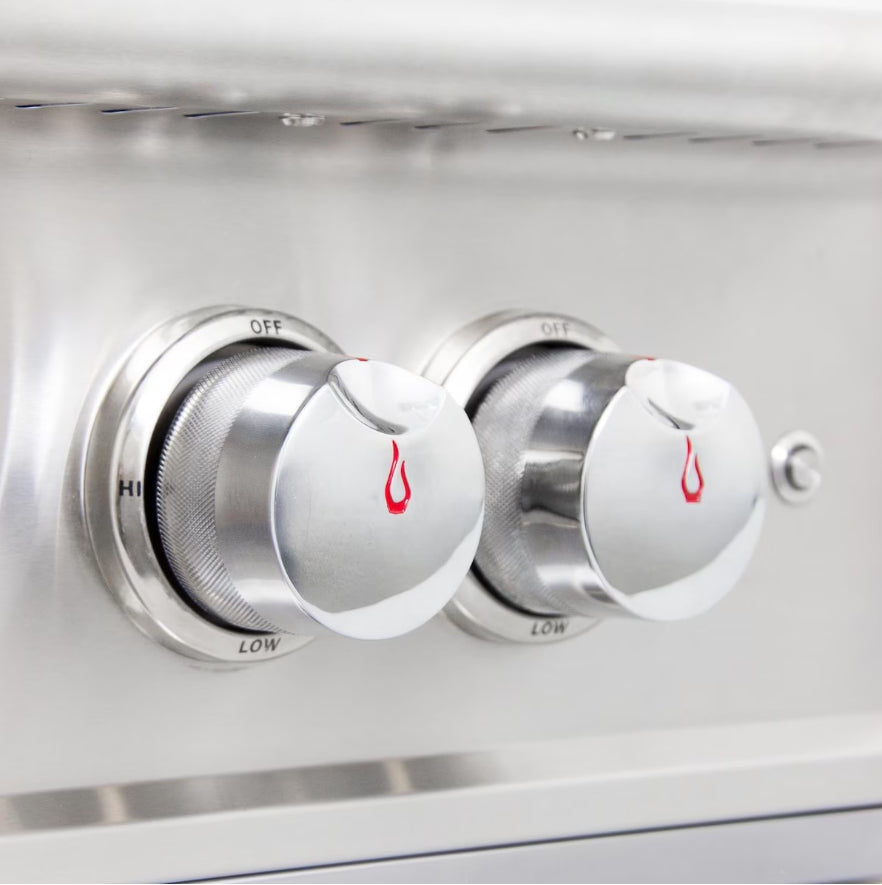 Blaze Professional LUX Built-In Gas High Performance Power Burner W/ Wok Ring & Stainless Steel Lid - BLZ-PROPB-LP/NG