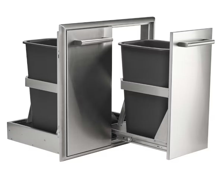 Coyote 26 Inch Pull Out Trash and Recycle - C3-TC