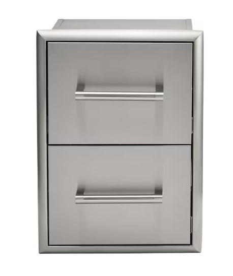 Coyote 16 Inch Double Drawer Cabinet - C3-2DC