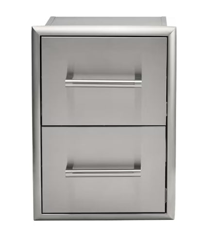 Coyote 16 Inch Double Drawer Cabinet - C3-2DC