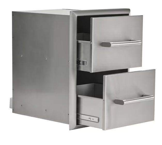 Coyote 16 Inch Double Drawer Cabinet - C3-2DC