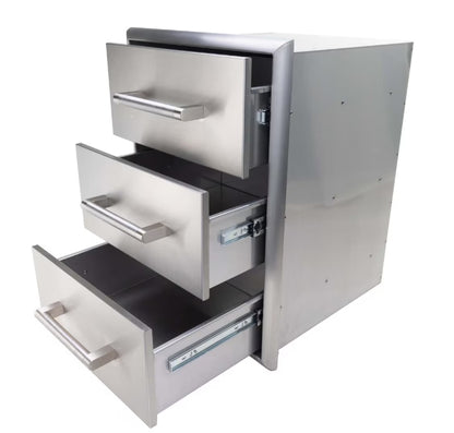 Coyote 18 Inch Triple Drawer Cabinet - C3-3DC