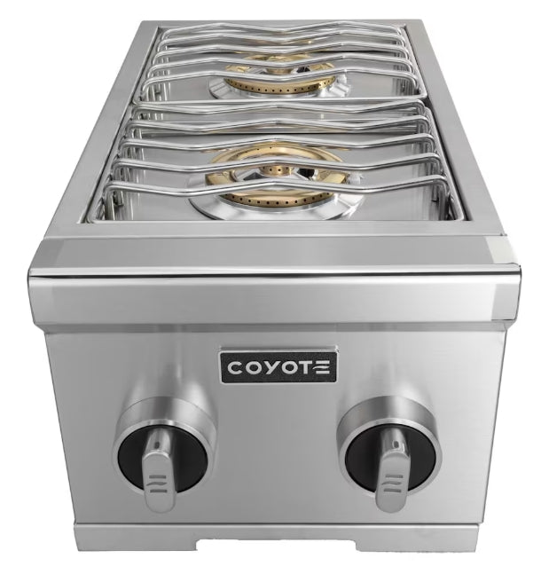 Coyote 12 Inch Gas Built-In Double Side Burner